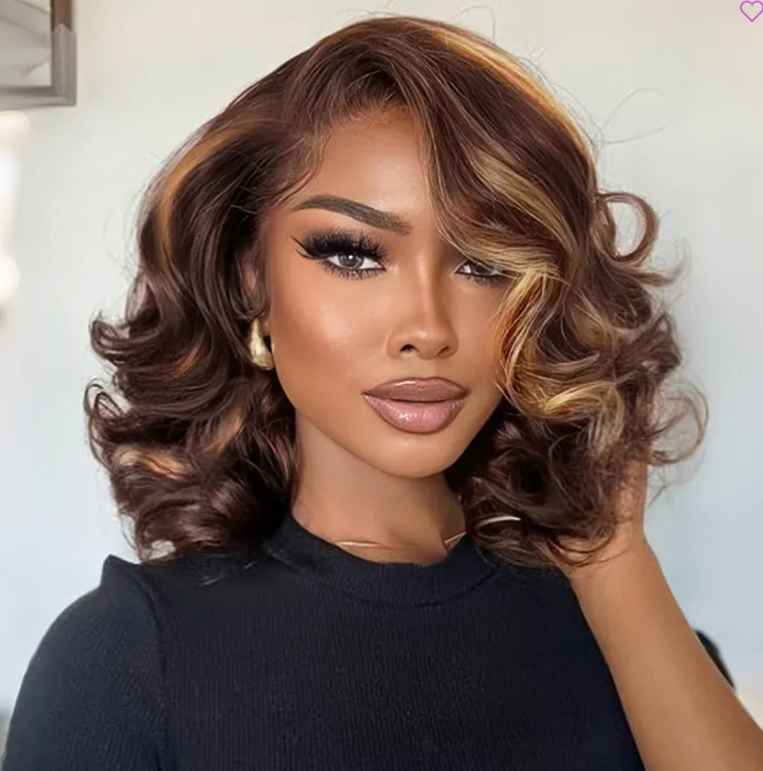 BOUNCY LOOSE CURLS -BOB 12 INCHES